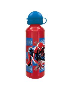 Termus per femije, Spiderman, alumin, 530 ml, kuqe/blu, 1 cope