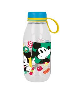 Shishe per femije, Mickey Mouse, plastike/silikon, 460 ml, mikse, 1 cope