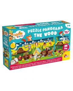Puzzle për fëmijë, Carotina baby, The wood, 1-4 vjec, 24 pjesë, 1 copë