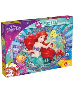 Puzzle për fëmijë, Princess, 48 pjesë, 35x25 cm, +4 vjec, 1 copë