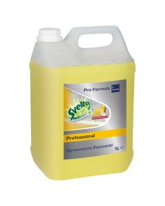 Floor cleaning detergent, Svelto, degreaser, lemon, 5 lt, 1 piece