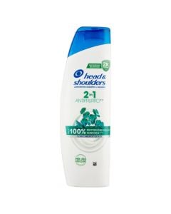 Shampo flokësh, Head&Shoulders, antiforfora, 2 në 1, 250 ml, 1 copë