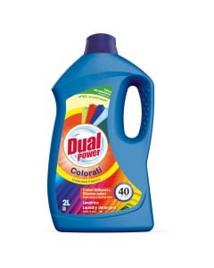 Detergjent likuid për rroba, Dual, Color, 40 larje, 2 lt, 1 copë
