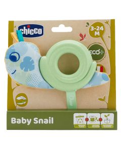 Lodër për bebe, Chicco, Baby snail eco, pellush, +3 muajsh, mikse, 1 copë