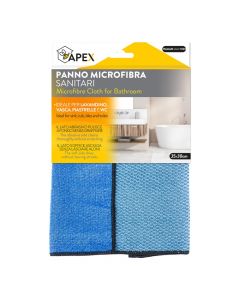 Pecete pastrimi per tualet, Apex, mikrofiber, 35x30 cm, blu, 1 cope