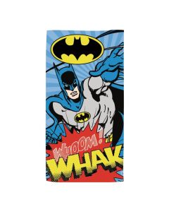 Peshqir plazhi për fëmijë, Batman, mikrofibër, 70x140 cm, 245 gr, mikse, 1 copë