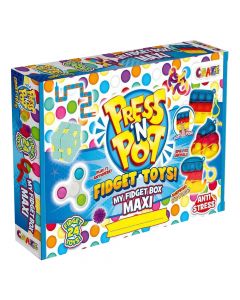 Lodër për fëmijë, Craze, Press'n pop, My fidget box maxi, mikse, +4 vjec, 1 copë