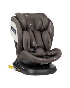 Car seat for children, Kikka Boo, i-Cruise, i-Size, Isofix, 40-150 cm, brown, 1 piece