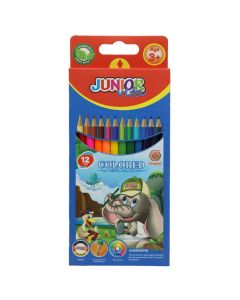 Colored pencils, Junior Vita, Colored, 12 colors, 1 pack