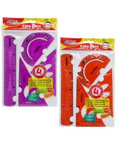 Set vizore, Junior Vita, flexible, plastike, mikse, 20 cm, 4 pjesë, 1 pako