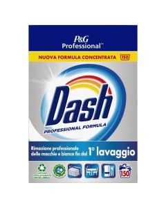 Detergjent pluhur për rrobat, Dash regular, 150 larje, 1 copë