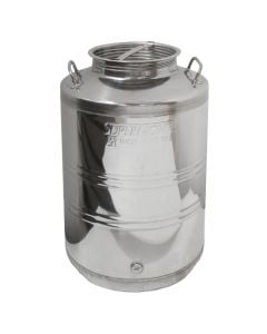 Stainless steel can for oil, 50 lt, 1 piece