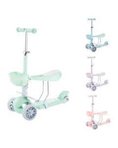 Scooter për fëmijë, Kikka Boo, BonBon 3in1 Candy Mint, 1 copë