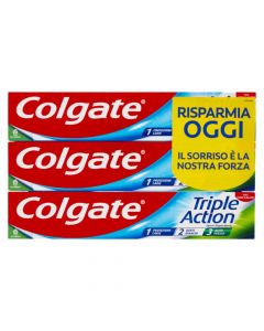 Pastë dhëmbësh, Colgate, Triple action, 3x75 ml, 1 pako