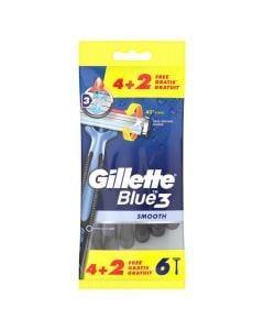 Brisk rroje, Gillette, Blue 3, 4+2, 1 pako