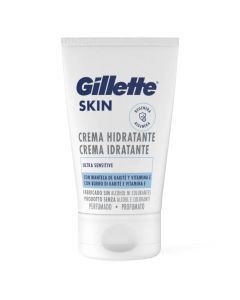 Moisturizing cream, Gillette, ultra sensitive, 100 ml, 1 piece