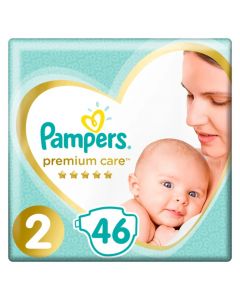 Pampers për fëmijë, Premium Care 2, 4-8 kg, 46 copë