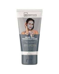 Face mask, IDC Institute, clay with Dead Sea minerals, cleanser/exfoliator, 60 ml, 1 piece