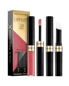 Liquid lipstick and moisturizing balm set, 146 Just Bewitching, 2-step Long Lasting, Max Factor, plastic, 1 pack