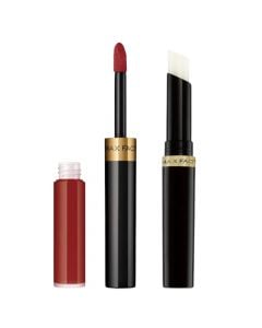 Liquid lipstick and moisturizing balm set, 110 Passionate, 2-step Long Lasting, Max Factor, plastic, 1 pack