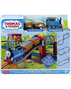 Lodër për fëmijë, Thomas and Friends, 3-IN-1 PACKAGE PICKUP Motorised Train Set, +3 vjec, 1 copë