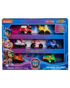 Lodër për fëmijë, PAW Patrol, Pup Squad Vehicles, +3 vjec, 7 copë, 1 pako