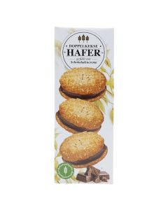 Embëlsira, Hafer/Oat sandwich cookies - dark chocolate cream, 180 gr, 1 pako