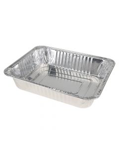 Barbecue grill plastes raund, Aluminium, 32x26x6 cm cm, 2 pieces