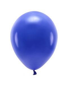 Eco balloons, latex, 26 cm, blue and white, 100 pieces, 1 pack