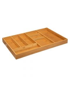 Organizues sirtari, bambu/MDF, natyrale, 58x38xH5 cm