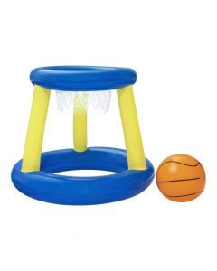 Komardare loje kosh basketbolli ne uji Bestway, PVC, blu/ e verdhe, Dia.59xH49 cm