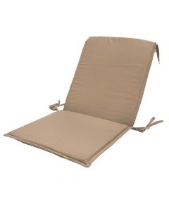 Shilte karrige ulëse dhe mbëstetëse, pambuk/mbushje sfungjer poliretan, kafe taup, 50x105xH3 cm