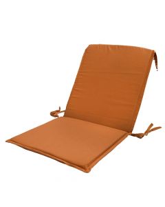 Shilte karrige ulëse dhe mbëstetëse, pambuk/mbushje sfungjer poliretan, kafe, 50x105xH3 cm