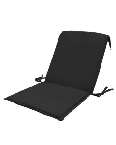 Shilte karrige ulëse dhe mbëstetëse, pambuk/mbushje sfungjer poliretan, gri antrazit, 50x105xH3 cm