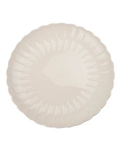 Pjatë ëmbëlsirash Romy, porcelan, e bardhë, Dia.20 cm