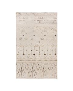 Carpet Lowa, modern, polyester, cream/tile, 160x230 cm