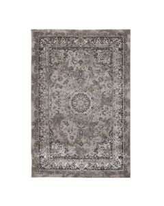 Carpet Lisa, modern, polyester, light grey/ivory, 160x230 cm