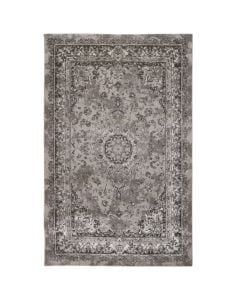 Carpet Lisa, modern, polyester, light grey/ivory, 200x300 cm