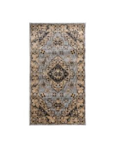 Aspero rug, polyester, blue/beige, 80x150 cm