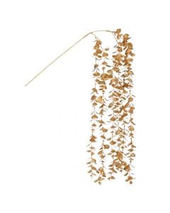 Christmas decorative branches, Eucalyptus, gold color, 130 cm