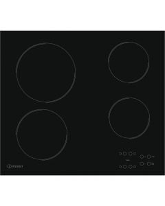 Built-in stove, Indesit, 4 ceramic hobs, 6200 W, W58xD51xH4.2 cm