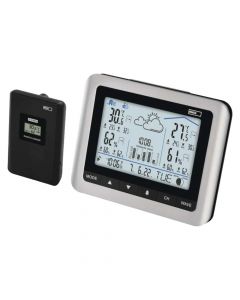 Stacion moti, Emos, orë/kalendar/alarm, matës temperature/lagështie, -20 °C to +60 °C, 20% to 99%, 433MHz, 3×1.5V AAA