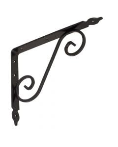 Wrought ornamental bracket 240x190 black