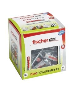 fischer DuoPower 8 x 40 PH LD Pan head