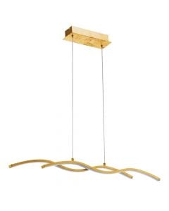 Led hanging light, Miraflores, Eglo,  2x18 W, L120 cm, H86.5 cm, gold