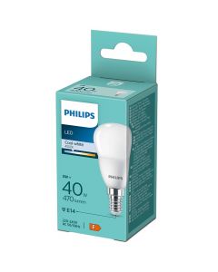 Llambe LED, Philips, 4.9W/40W, E14, 470lm, 4000K