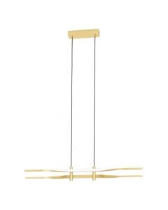 Ndricues I varur, LED, 2500lm, 3000K, alumin/plastik, 76cm, gold