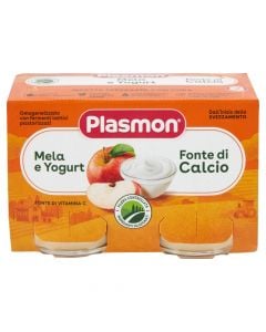 Kos me mollë, Plasmon, 2x120 gr