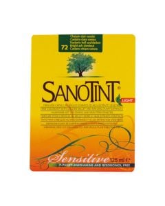 Hair dye, 72 Bright Ash Chestnut, Sanotint Light