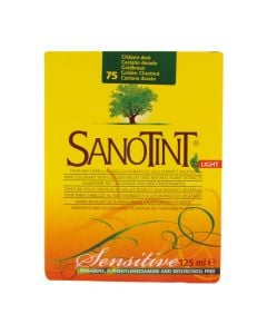 Hair dye, 75 Golden Chestnut, Sanotint Light